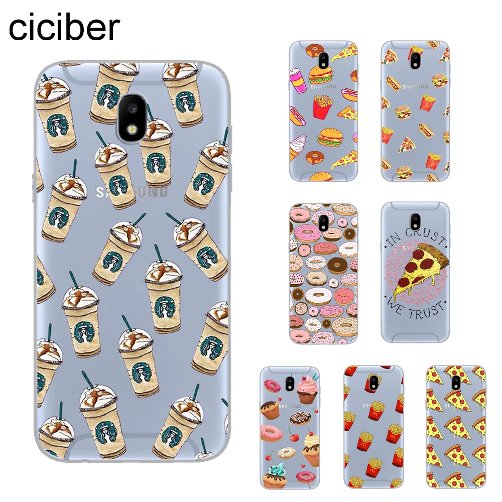 

ciciber Pizza Burger For Samsung Galaxy J8 J7 J6 J5 J4 J3 J2 J1 Pro Core Plus Prime mini 2017 2018 2016 Phone Cases Soft TPU