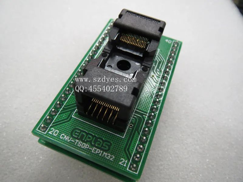 

Burning seat  Adapter Test bench   CNV-TSOP-EP1M32 TSOP32 turn DIP32 TSOP32 PROGRAMMER 8X14MM