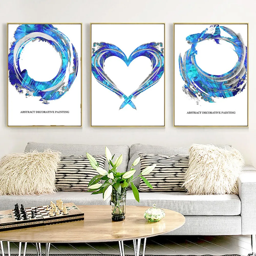 

NUOMEGE Nordic Art Picture Abstract Lines Canvas Painting Simple Posters And Prints Dolphin Decorative Paintings For Living Room