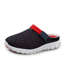 Модная повседневная обувь унисекс; сандалии; дышащая сетчатая обувь; летние мужские сандалии; дешевые мужские сланцы; прогулочная обувь