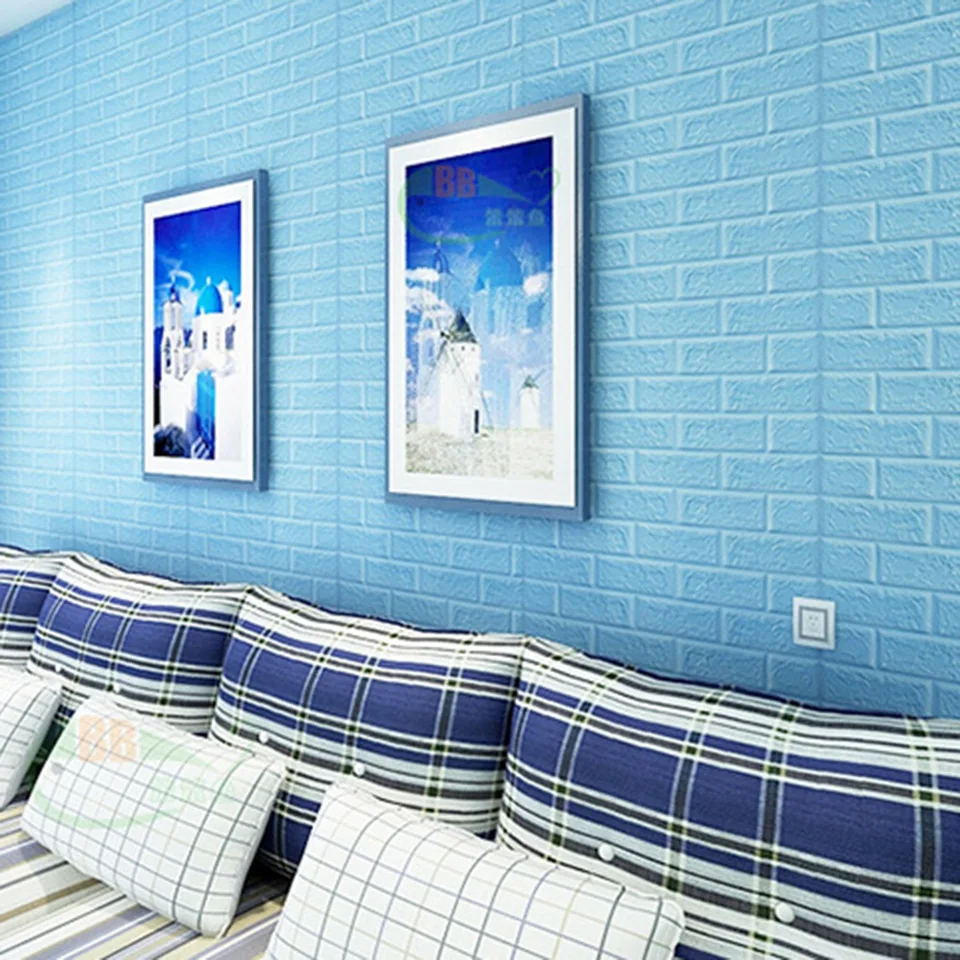 3d Textura De Ladrillo Autoadhesivo Etiqueta De La Pared Del Hogar