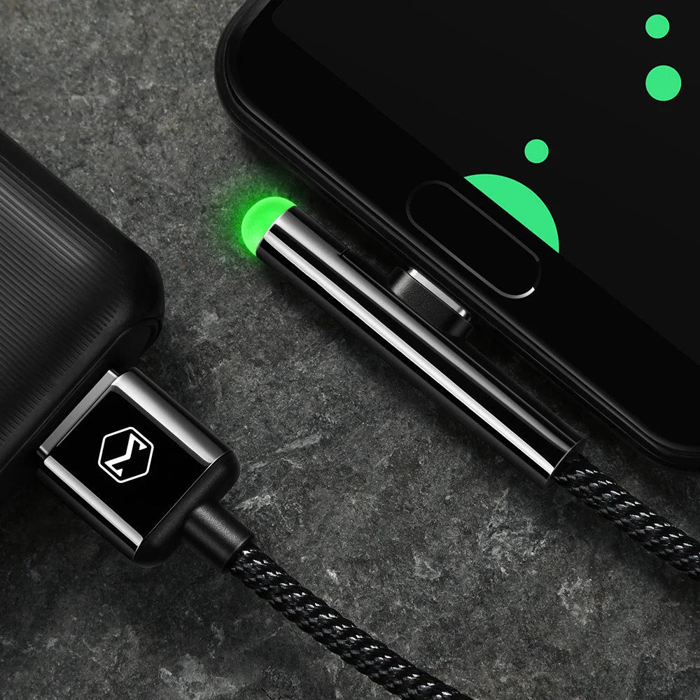 MCDODO USB C type C кабель USB зарядное устройство type-C кабель USB-C быстрой зарядки 2A для samsung S10 S9 Xiaomi Mi 9 huawei mate 20 Pro P20 - Цвет: Black