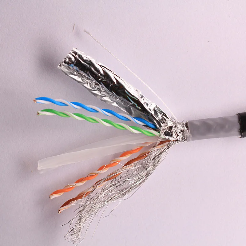 

Outdoor ultra six types of network cable dual Shield network line Gigabit computer line 0.58 core foot 300 meters