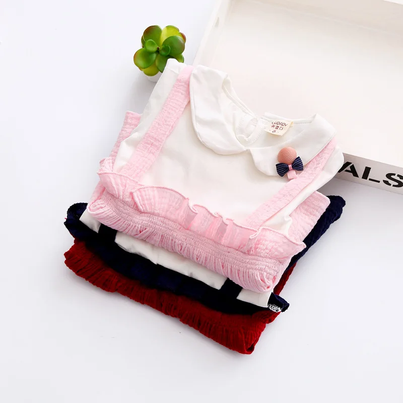 

2017 Baby Girls Dress Cute Flower Long Sleeve Spring Sport Princess Style Party Clothing