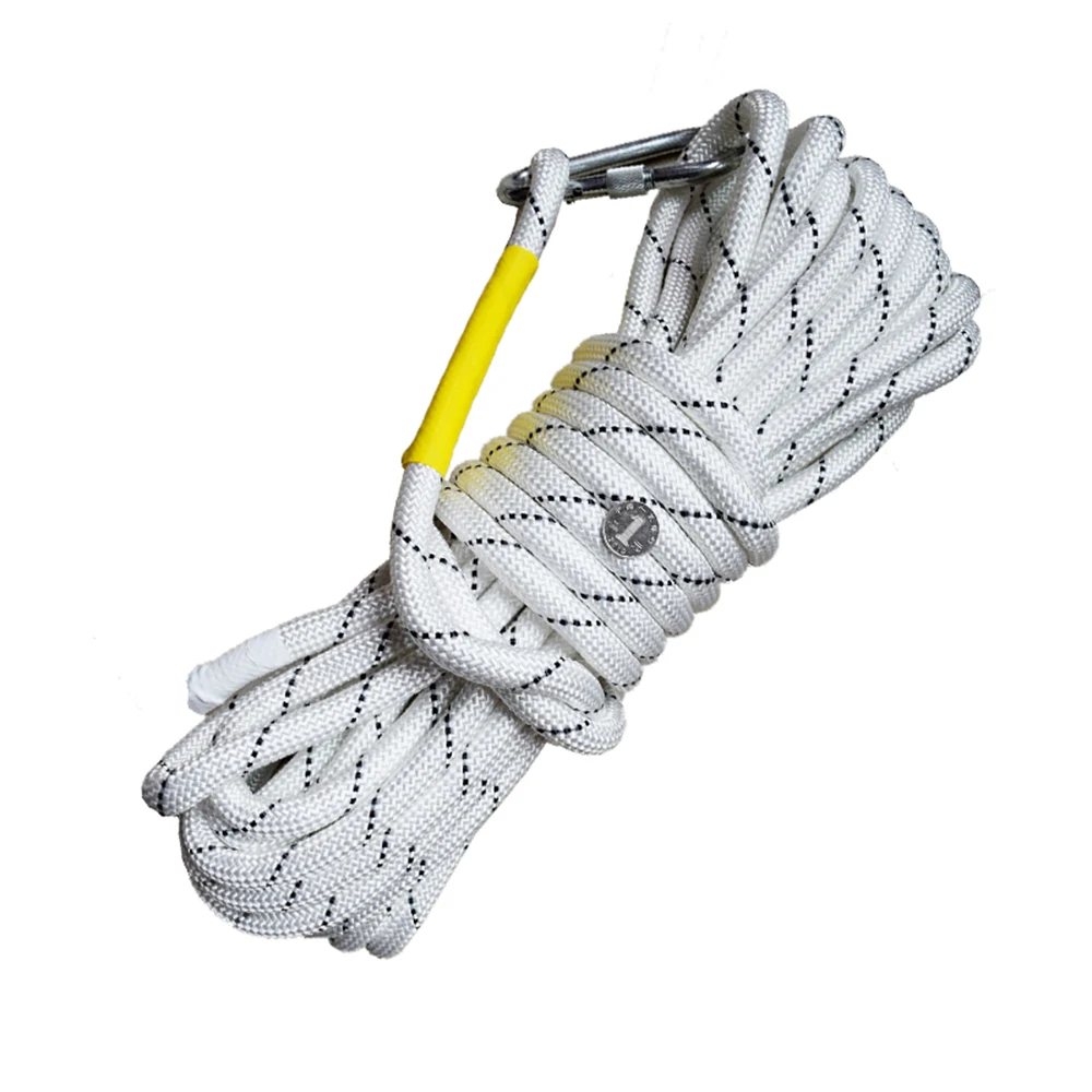 16 мм диаметр высокая прочность Веревка безопасности Открытый Скалолазание Веревка пожарной безопасности плетеный шнур 10/20 метров варианты