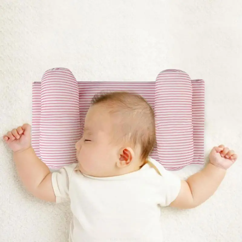 Baby Cotton Protective Shaping Pillow Sleeping Pillow Flat Head Support