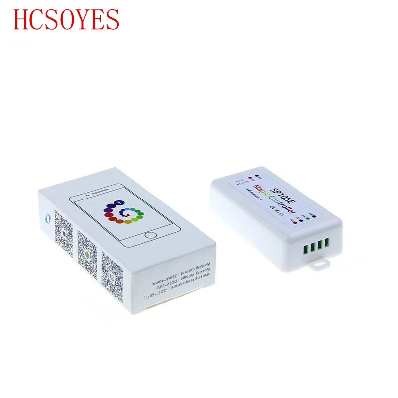 DC5 24V SP105E SP108E волшебный регулятор Bluetooth 2048 Пиксели для WS2811 2812 2801 6803 IC Светодиодные