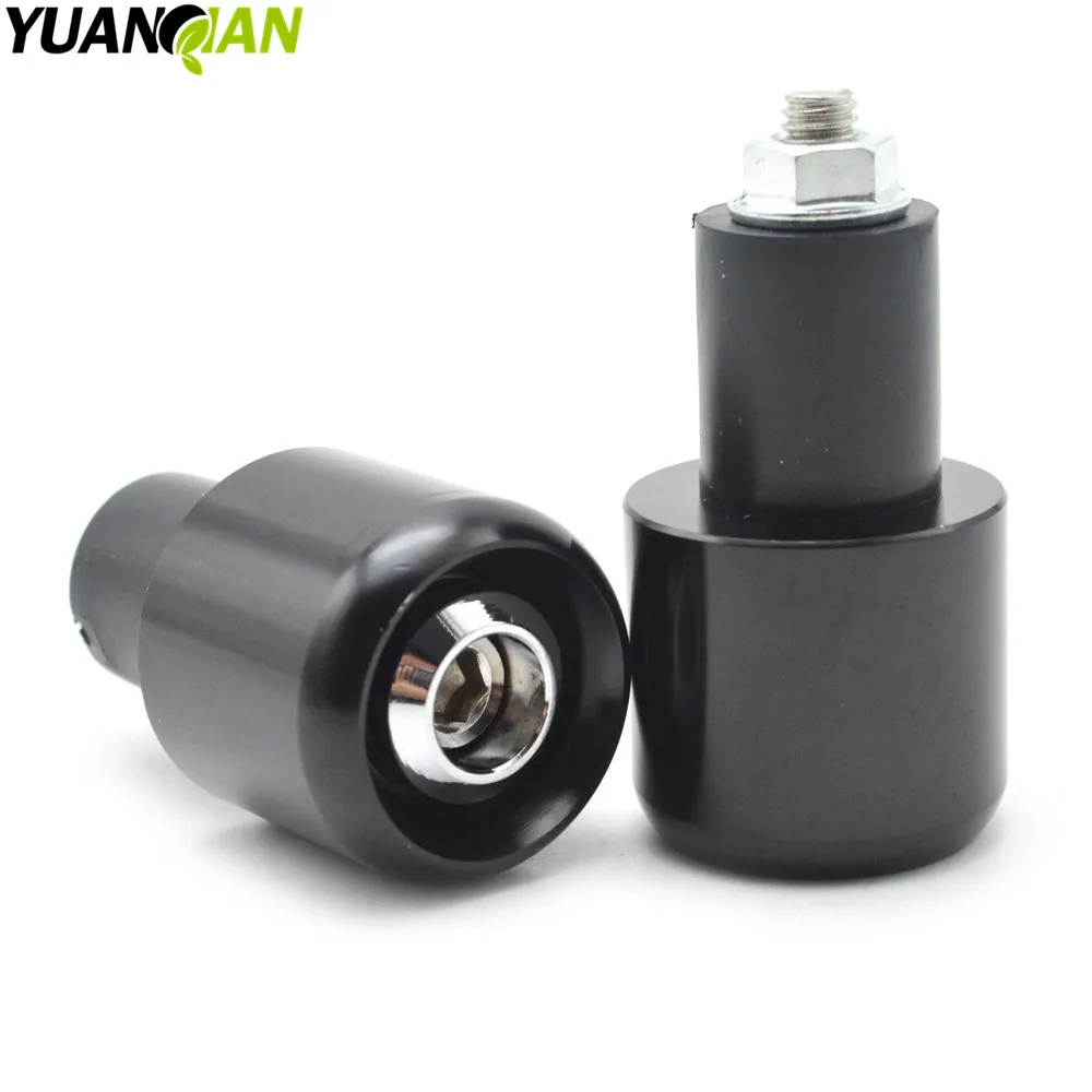 Motorcycle CNC 22MM Handlebar Grips Handle Bar Cap End Plugs For