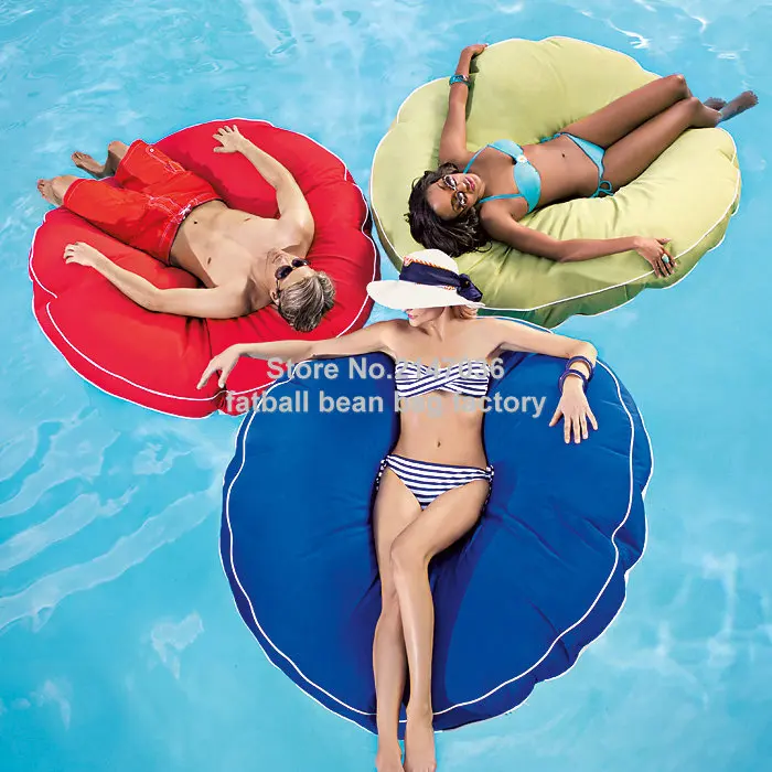 buy Island design bean bag float chair, outdoor round beanbag seat furniture , Large cuddle bean cushion set