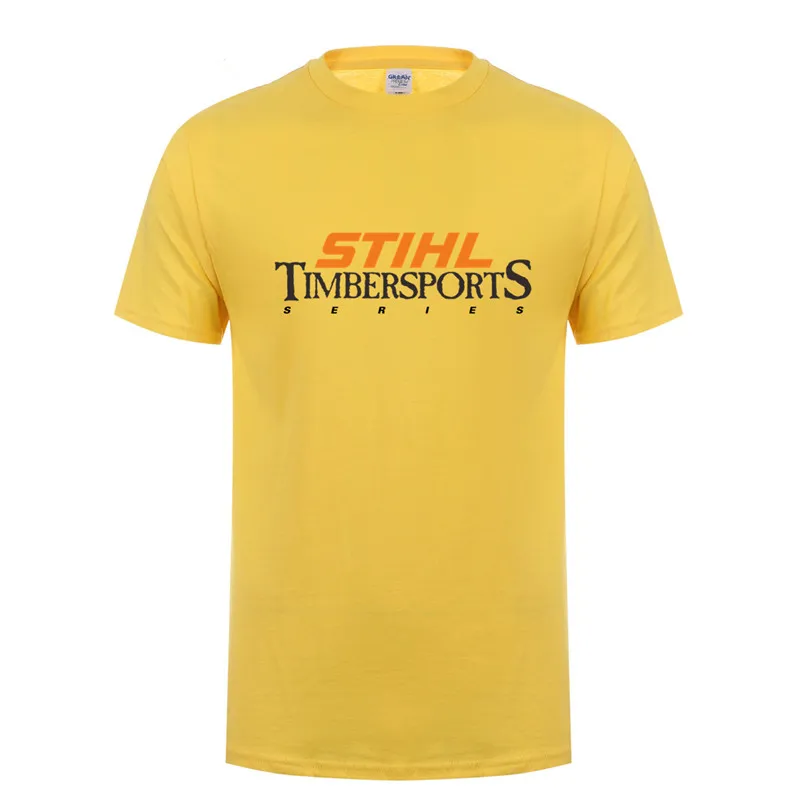 Stihl Timbersports серия футболка мужская с коротким рукавом хлопок лето Человек Stihl Футболка мужская футболка DS-004