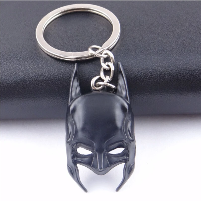 

BERTHATINA New Hero The Avengers Marvel Character Batman Mask KeyChain Keyrings Key Chains
