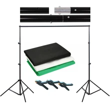 Фотостудия 3*2 м зеленый черный белый муслиновый фон хлопковый экран 2*2 м фон алюминиевая рамка поддержка для матирования изображения