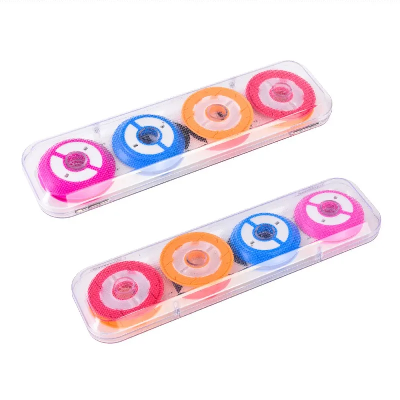 

6 /8 axis Fishing Main Line Bobbin Spools Tackle Plastic ABS Storage Box Case Colored Fishing Box