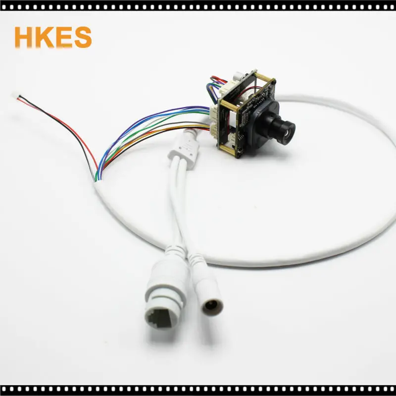 

Wholesale 100pcs/lot 2MP Mini POE IP Cam 1080P 720P 960P HD POE IP camera module board with LAN cable