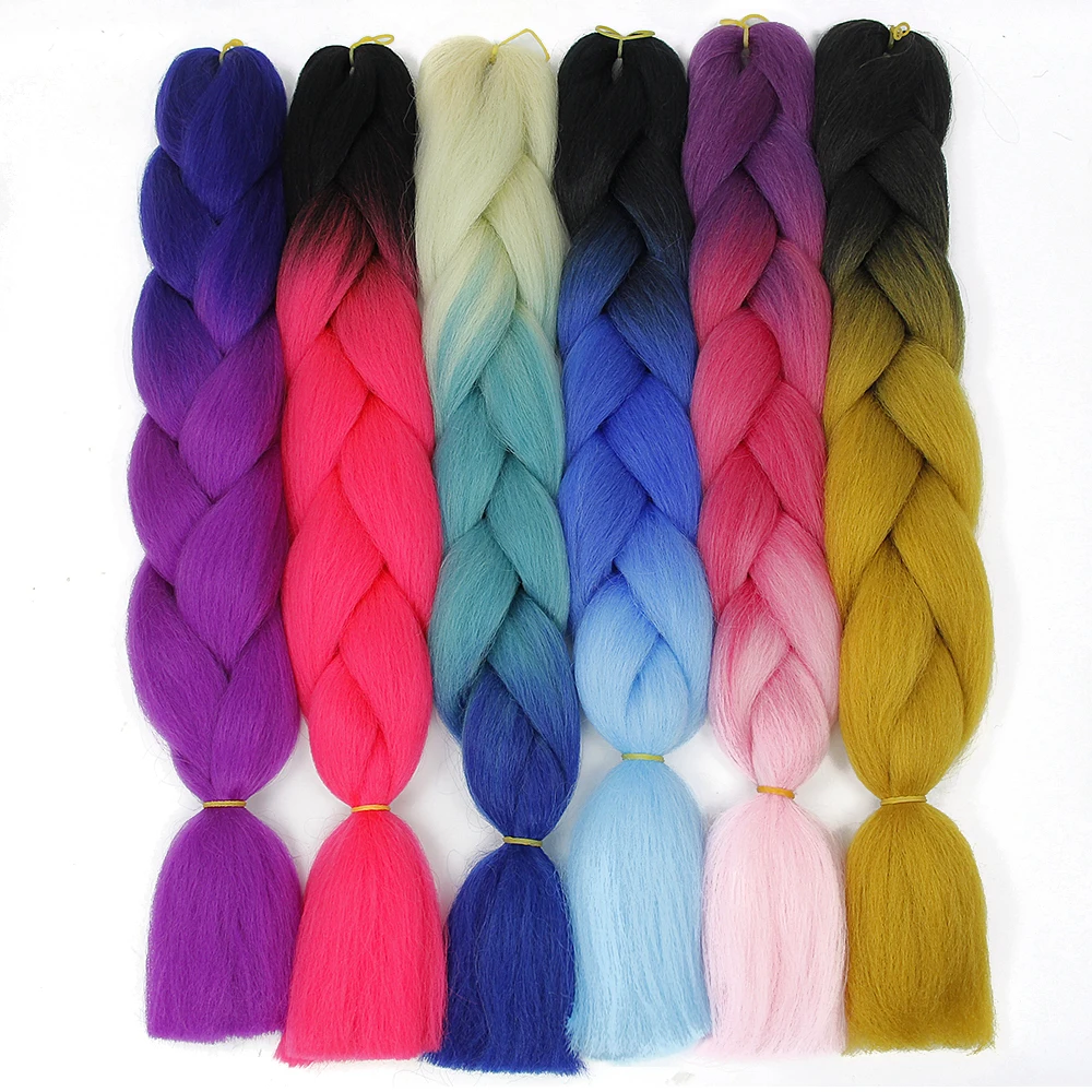 YXCHERISHAIR 24 &quotсинтетические плетения для наращивания волос ломбер Косички вязания