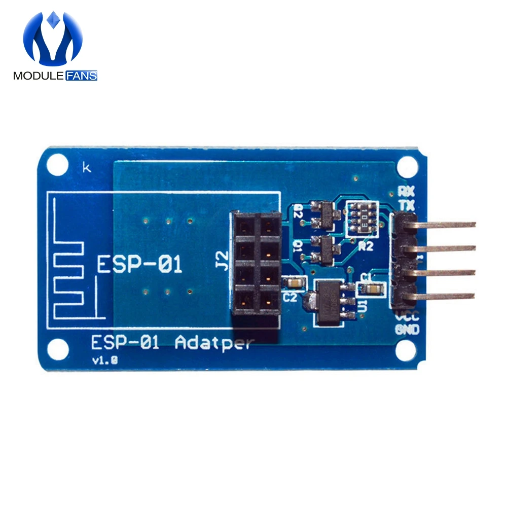 ESP8266 ESP-01 ESP01 Серийный беспроводной wifi модуль для Arduino трансивер приемник плата адаптера Raspberry Pi UNO R3 One 3,3 V 5V