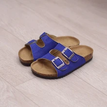 2016 garçons et filles enfants liège sandales et pantoufles printemps et d’été enfants non – dérapant le mot glisser plage chaussures