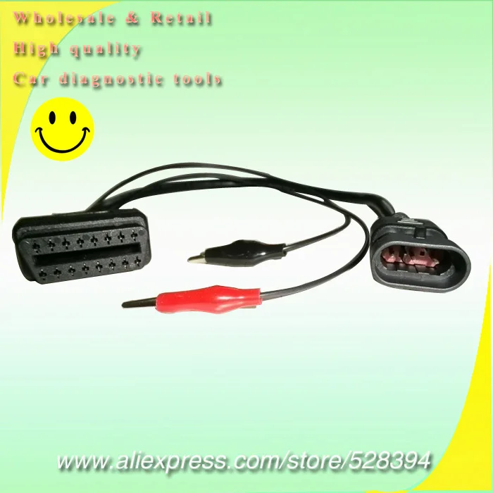Высокое качество 3 Pin к 16 OBD2 OBD II автомобильный адаптер разъем Диагностический