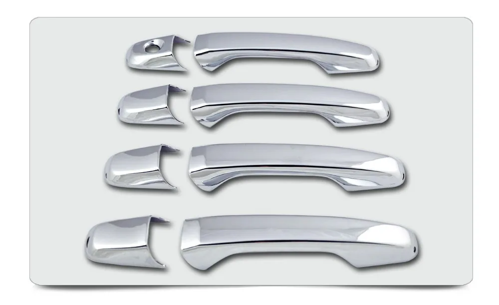 2011 2012 4D Door Handle Cover No PSKH For Ford Explorer Sport Trac ABS Plating Handle Decoration and Protection d