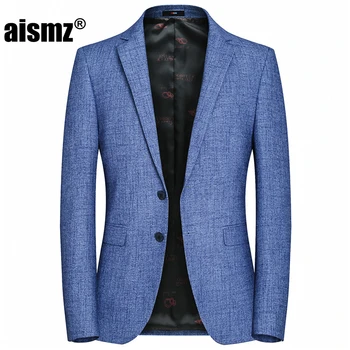 

Aismz 2019 spring Autumn Winter men's casual suit solid color youth Blazer Masculino Slim suit male business casual suit jacket