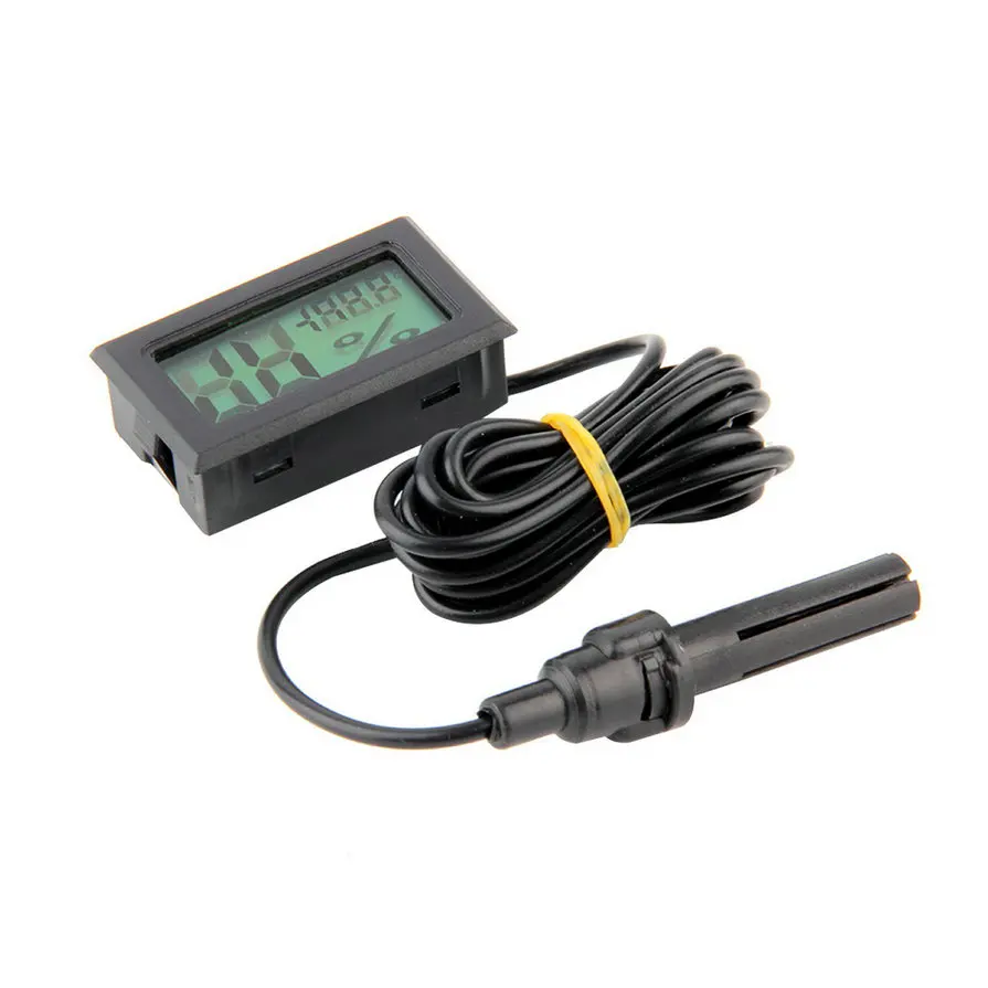 

Hot Selling Professional Mini Probe LCD Digital Thermometer Hygrometer Temperature Humidity Meter Digital Display Drop ship
