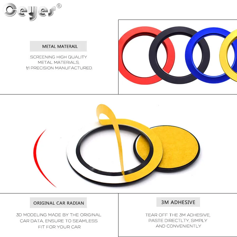 Car Start Engine Button Key Ring for CIVIC1 (1)