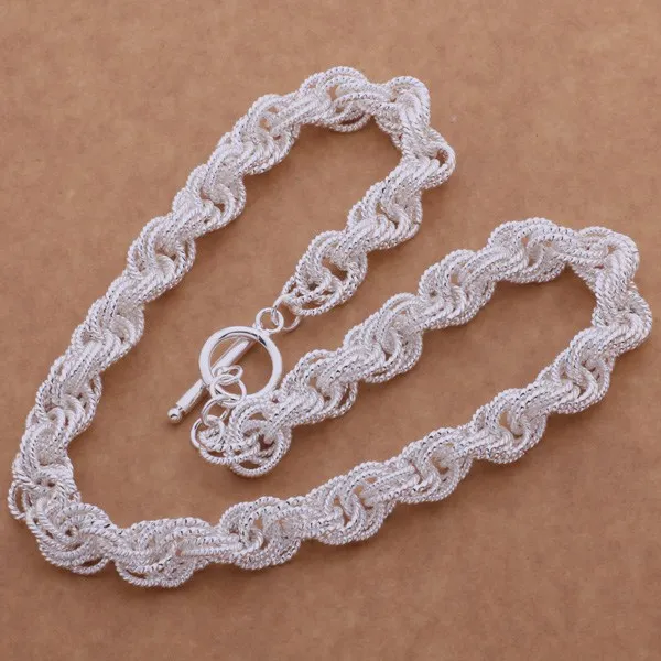 925 sterling silver Necklace, 925 silver fashion jewelry Colorful