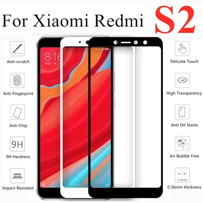 

glass redmi s2 glass screenprotector protective glas s 2 xiaomei original safety on ksiomi 2s tremp for xiaomi redme s2 tempered