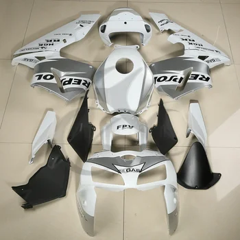 

White Gray ABS Fairing Bodywork Kit For Honda CBR600RR F5 2005 2006 05 06 31AB