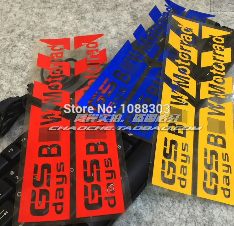 

1 Pair Car Styling Sticker Decal Vinyl Tape Motorcycle Tail Side Box Sticker Decals for ADV GS R1200GS Motorrad Days
