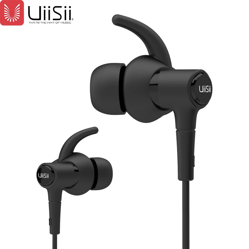UiiSii Проводные Наушники HI-710, тяжелый бас, HI-Fi, Висячие Наушники, водонепроницаемые, спортивные, игровые, музыкальные наушники для IOS, Android, телефона