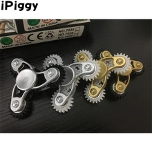 Горячая зубчатая шестерня, Спиннер, антистресс, Спиннеры, пластиковые, EDC шестерни, три руки, Спиннер для аутизма, СДВГ, Обучающие Дети