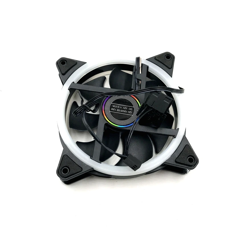 DC 12V Water Cooler Cooling Fans Led 120mm,Solar Eclipse Chassis,Silent Quiet Low Noise Level,for Computer Cpu Cooler PC Case