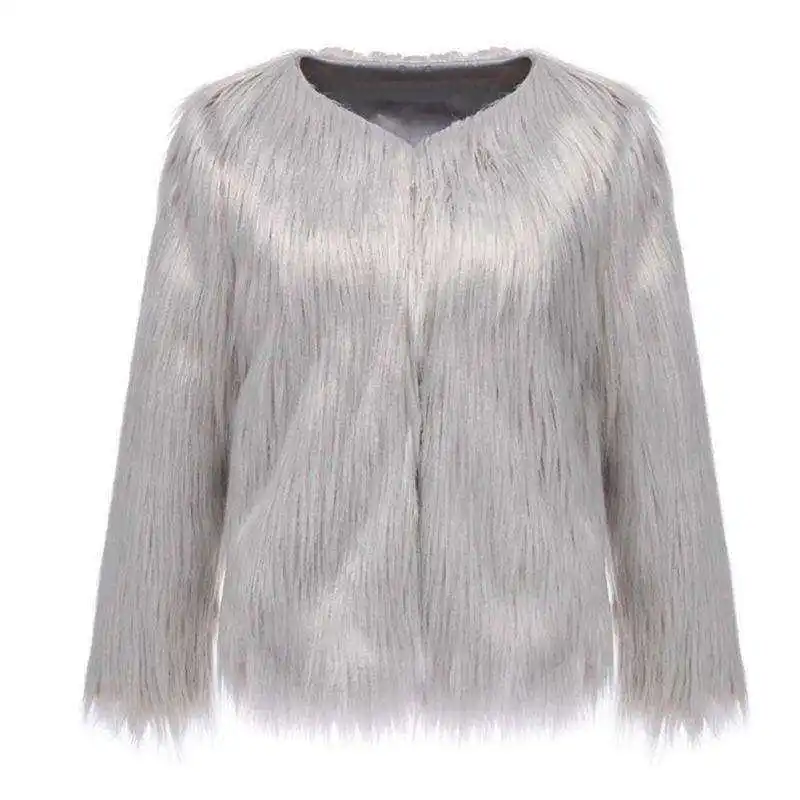 Women Faux Fur Coat Shitsuke Fuorrure Femme Fashion Luxury Peel Women's Outwear Plus Size 3XL Solid