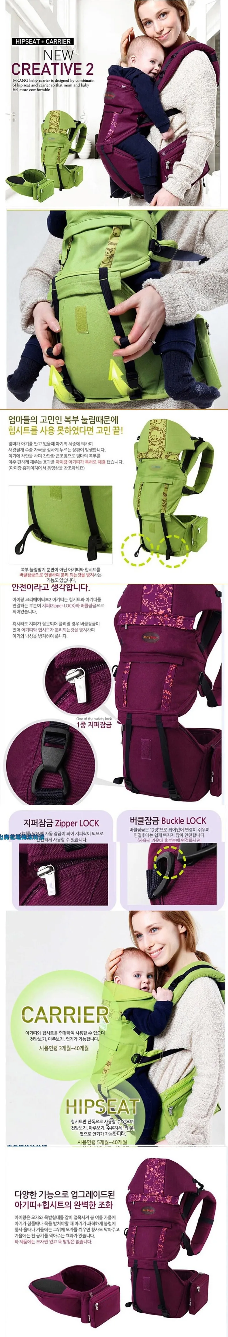 Горячая Распродажа эргономичный рюкзак-кенгуру для переноски ребенка mochila portabebe, детский рюкзак-кенгуру, многофункциональная Детская сумка