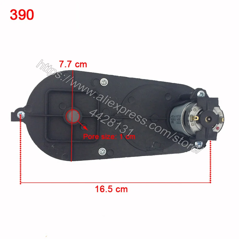 Детский Электрический автомобильный редуктор с мотором постоянного тока, детский автомобильный редуктор с высокоскоростными и низкоскоростными устройствами, 550 и 390 мотор для дистанционного автомобиля