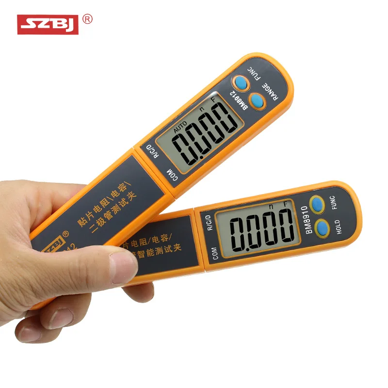 

SZBJ Capacitive meter patch element tester BM8912 diode intelligent test patch resistance capacitance BM8910/BM8912 Multimeter