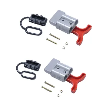 

Battery connector 50A Caravan Trailer Solar truck T Handle & Dust Cover Caps Battery connector 50A Caravan Trailer Solar truck