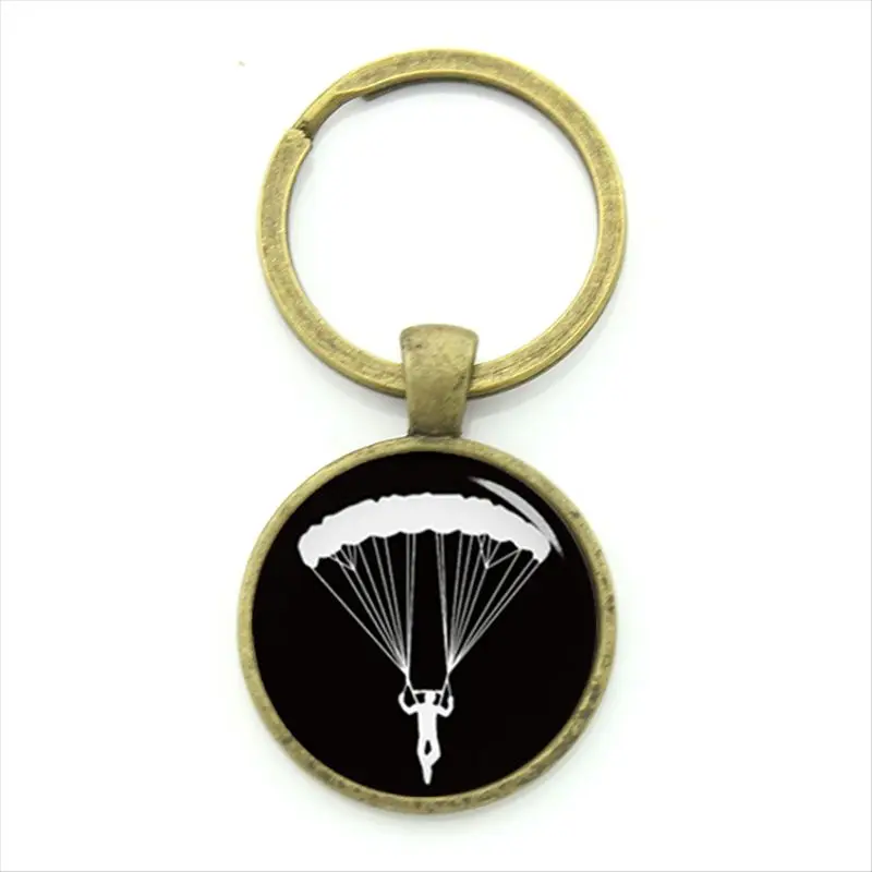 Parachutistes porte clés keyring Keychain Parachuting Skydiving M 