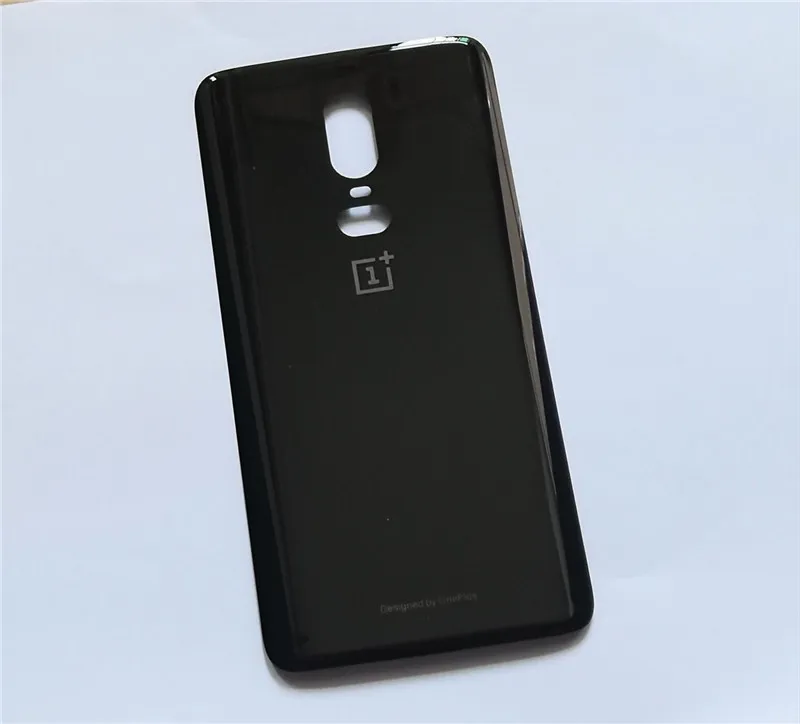 Oneplus6 оригинальная задняя крышка для Oneplus 6 One Plus 6 корпус Батарейная дверь Настоящее стекло запасные части с клеем