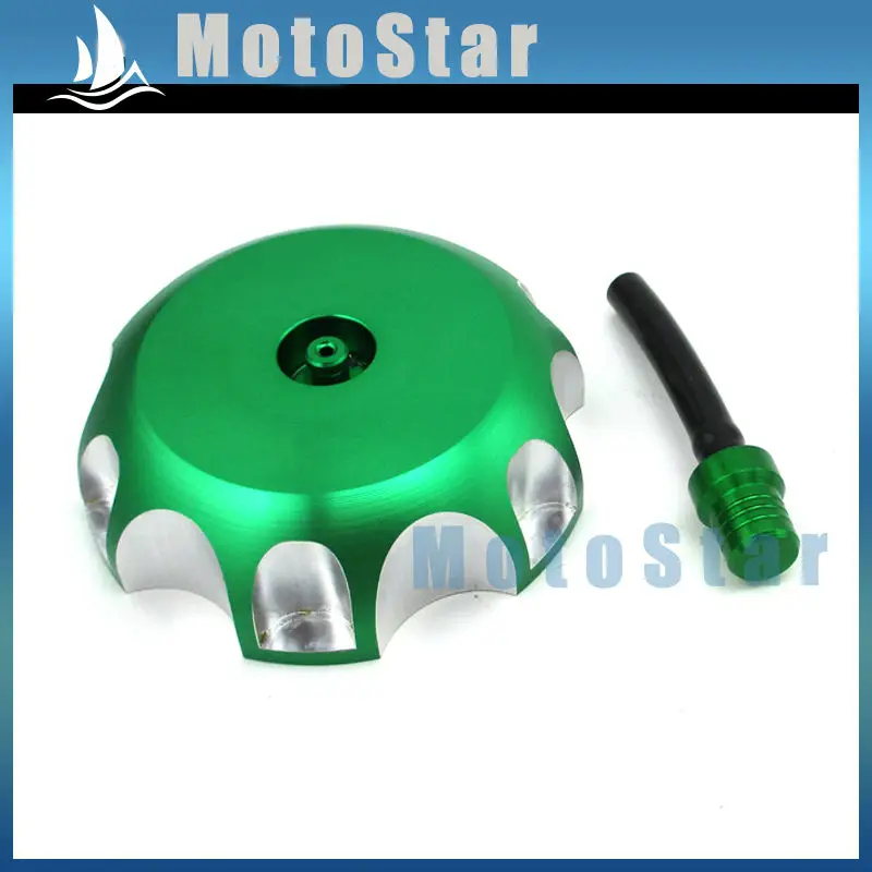 Зеленый газ топливного бака Кепки Крышка для Kawasaki KX250F 2006 2007 2008 2009 2010 2011 2012 2013 яма Горный мотоцикл