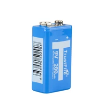 TrustFire 9V 280mAh Ni-MH Rechargeable Battery NiMH 9V Battery pilhas recarregaveis 9 volt batteries with storage box TrustFire 9V 280mAh Ni-MH Rechargeable Battery NiMH 9V Battery pilhas recarregaveis 9 volt batteries with storage box