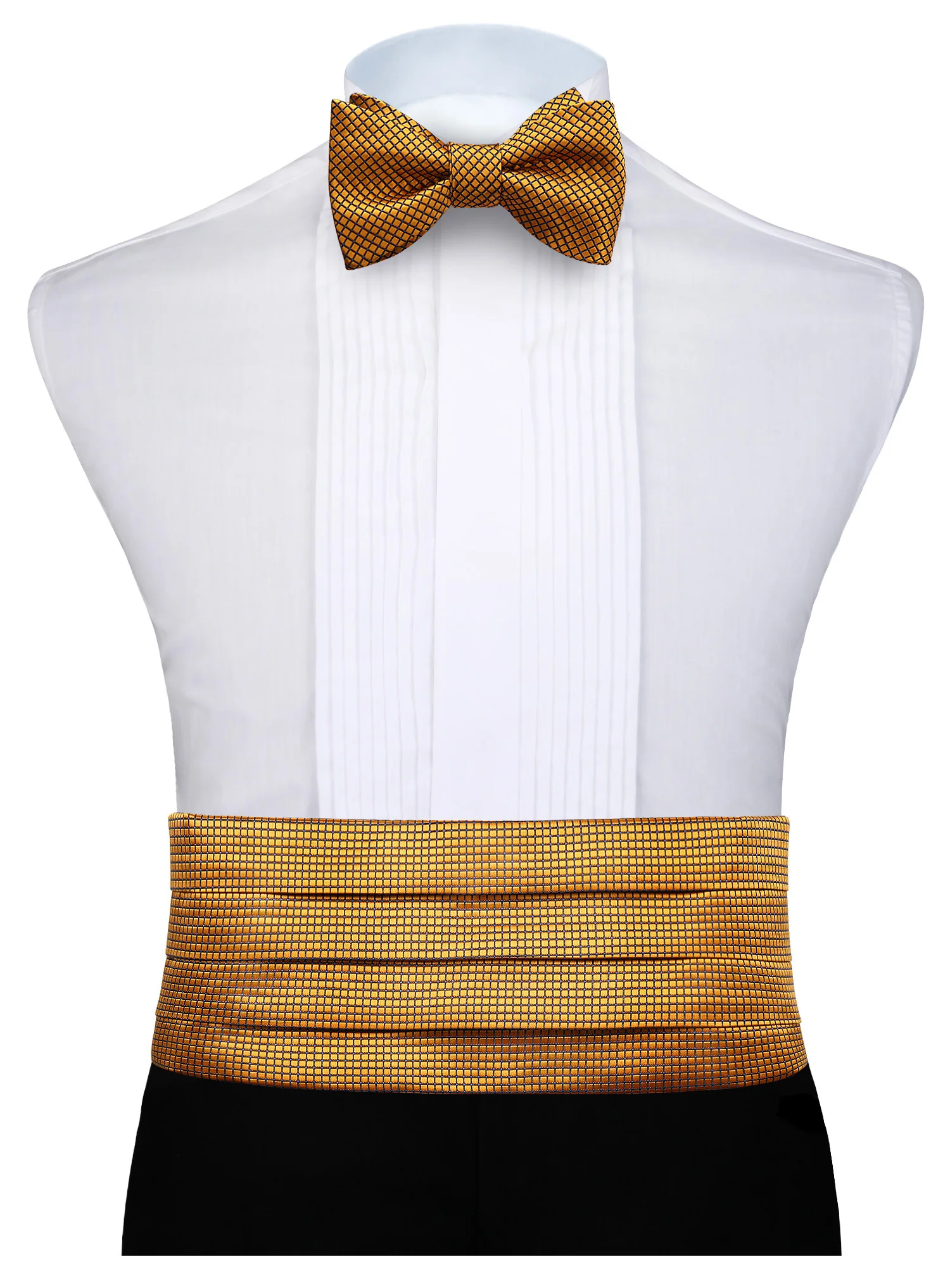 Fashion Patterns Bow tie Set Men's Classic Cummerbund & Pocket square& Various