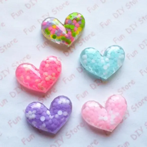 

21*30mm resin heart flat back decoration cabochon for DIY fashion jewelry 50pcs/lot