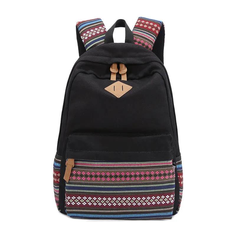 2016 New Arrival Fashion Student Casual Backpack Multifunctional Stylish Girl Canvas School Bag Backpack