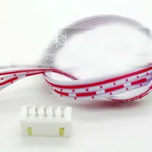 2,54 мм XH-5P с линией, покрытый вязальной проволокой(пластиковый корпус) в виде ракушки+ сиденье провод питания с разъемом с одной стороны длиной 20 см 200 мм