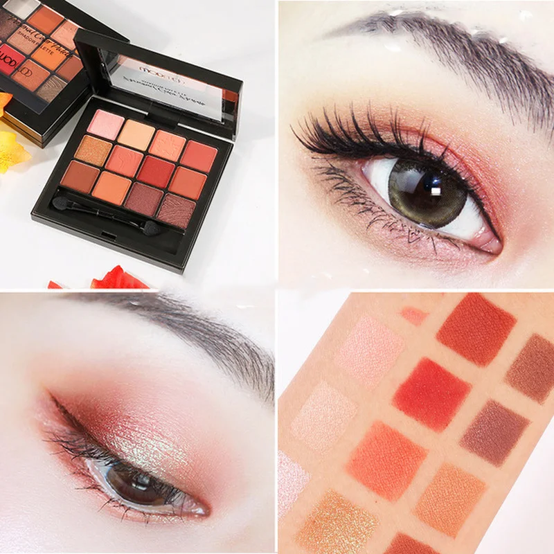 

New Charming Glare Eyeshadow 16 Color Palette Make up Palette Matte Shimmer Pigmented Eye Powder Moisturizing and waterproof