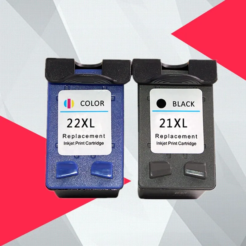 Compatible 21 22 XL Ink Cartridge Replacement for HP 21 22 for HP21 for HP22 21XL
