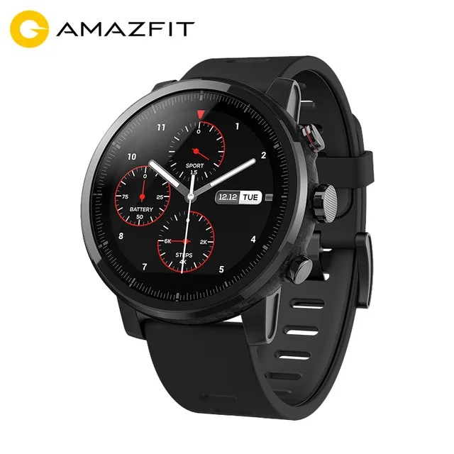 Xiaomi Huami Amazfit Stratos 2 Smart Watch Men with GPS Watches PPG Heart Rate Monitor 5ATM