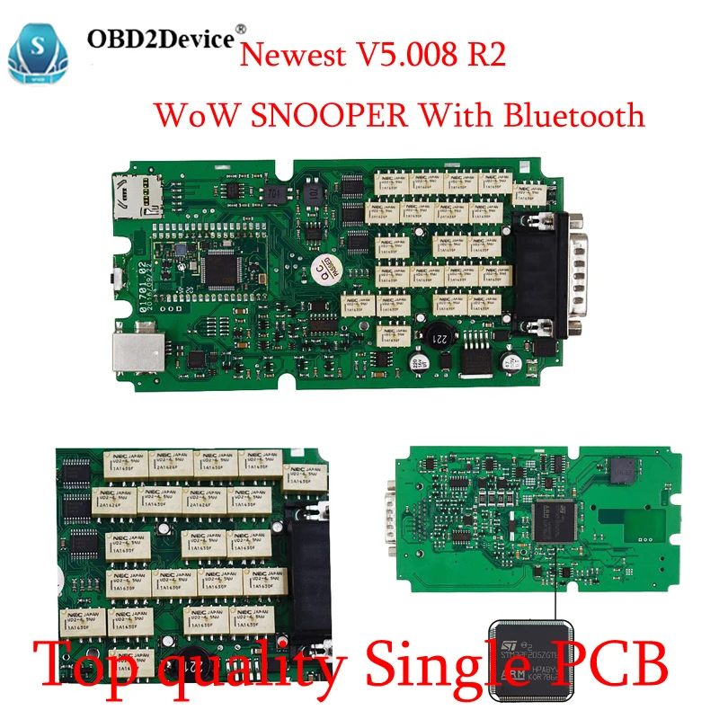Prix pour Date V5.008 R2 WoW SNOOPER Mieux Que TCS CDP PRO WoW avec Bluetooth + Unique PCB Voiture Camion Outil De Diagnostic Prix pour Date V5.008 R2 WoW SNOOPER Mieux Que TCS CDP PRO WoW avec Bluetooth + Unique PCB Voiture Camion Outil De Diagnostic